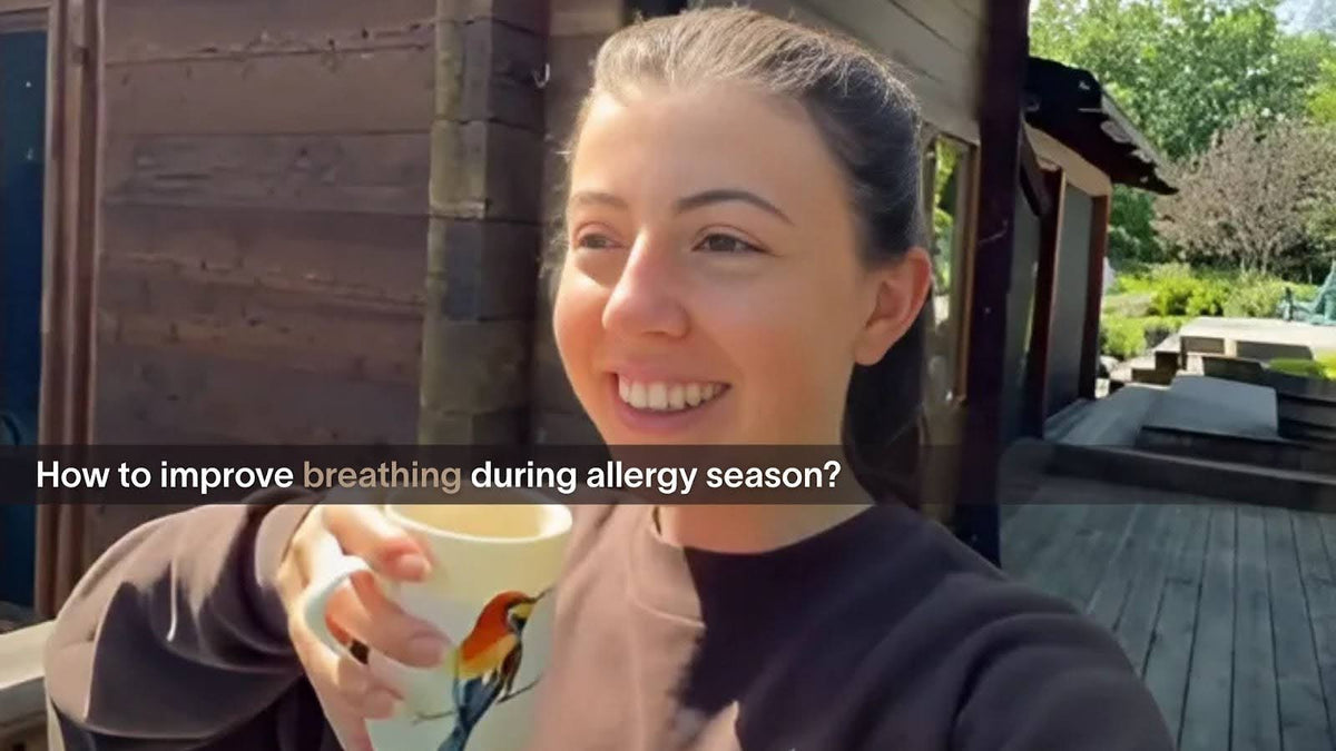 How to improve breathing during allergy season?