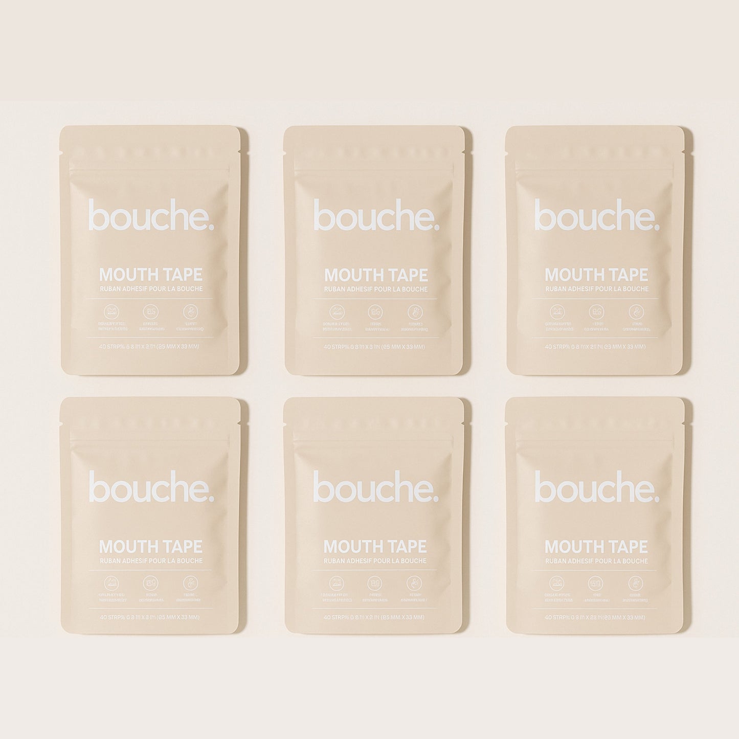 ruban adhésif buccal