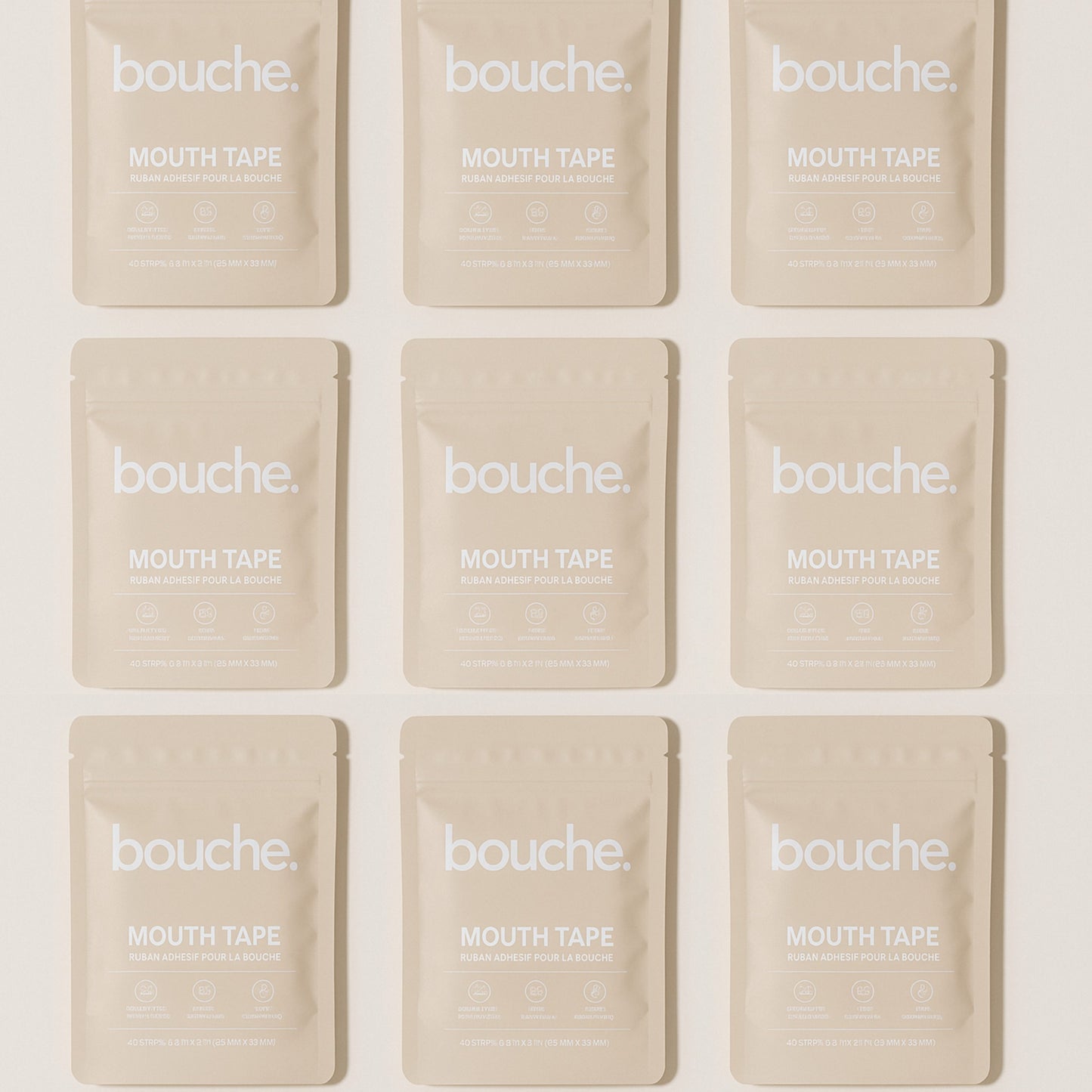 ruban adhésif buccal