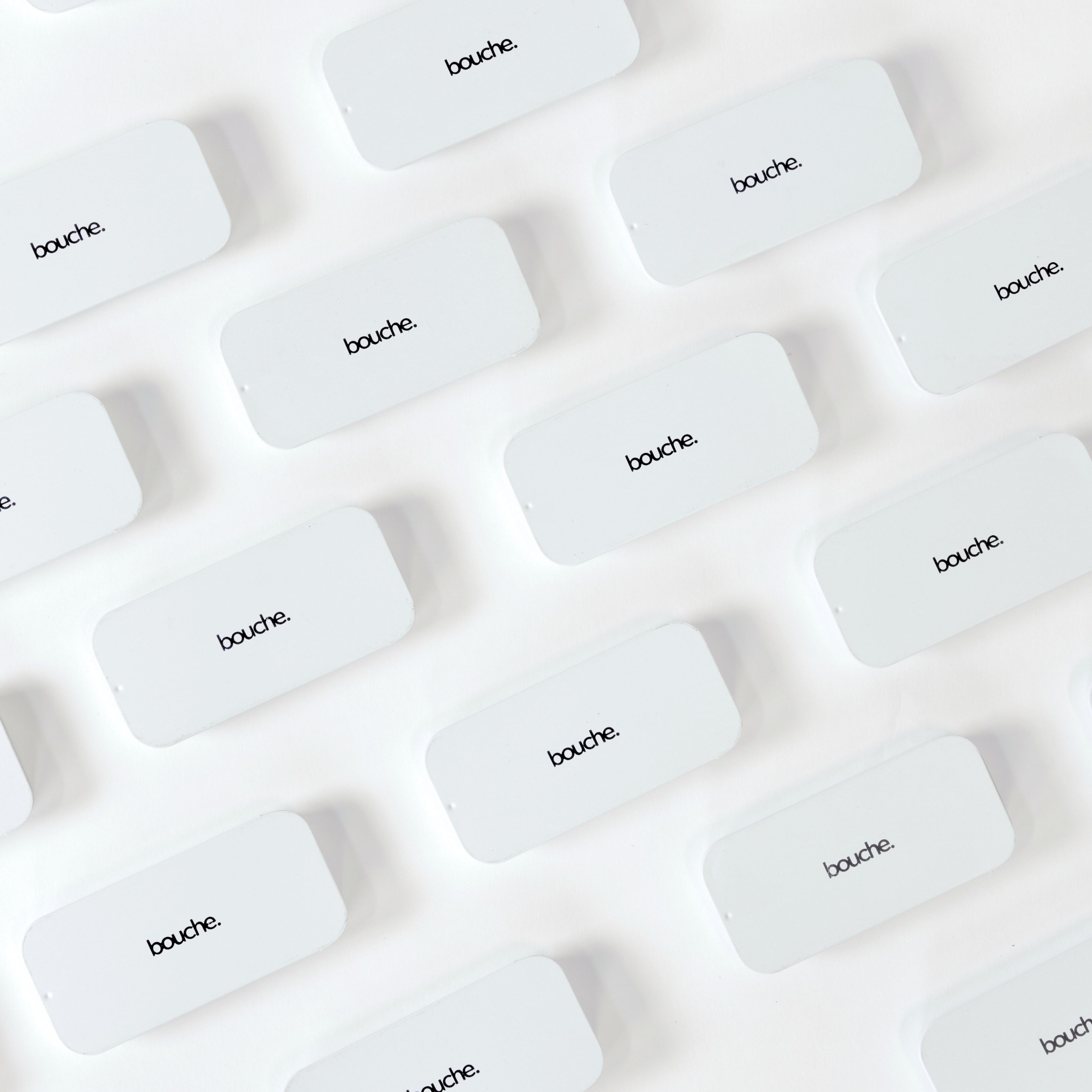 White product photo of Bouche carrying cases.
