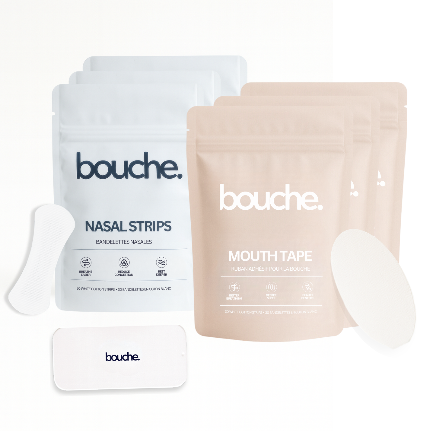 mouth tape + nasal strip bundle