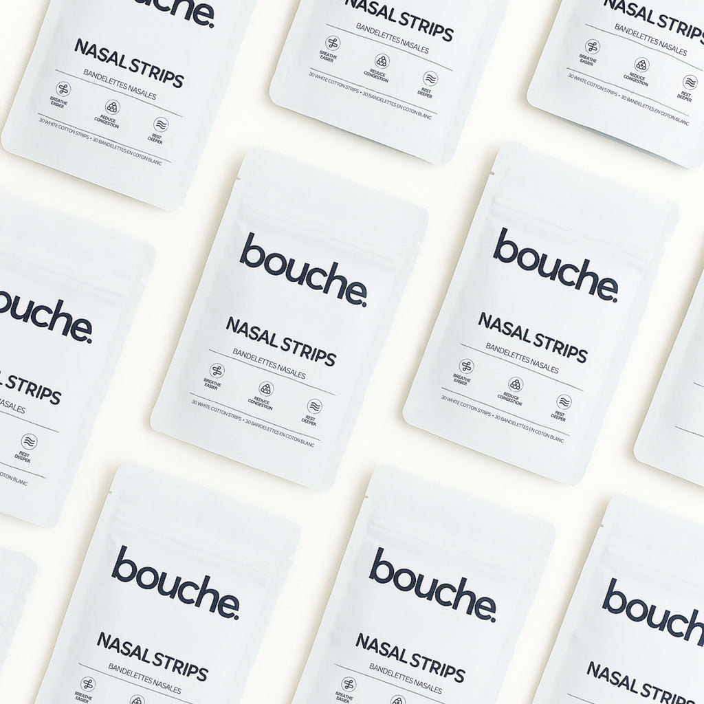 12 packs of nasal strips, for improved breathing, reduced congestion and deeper sleep.
